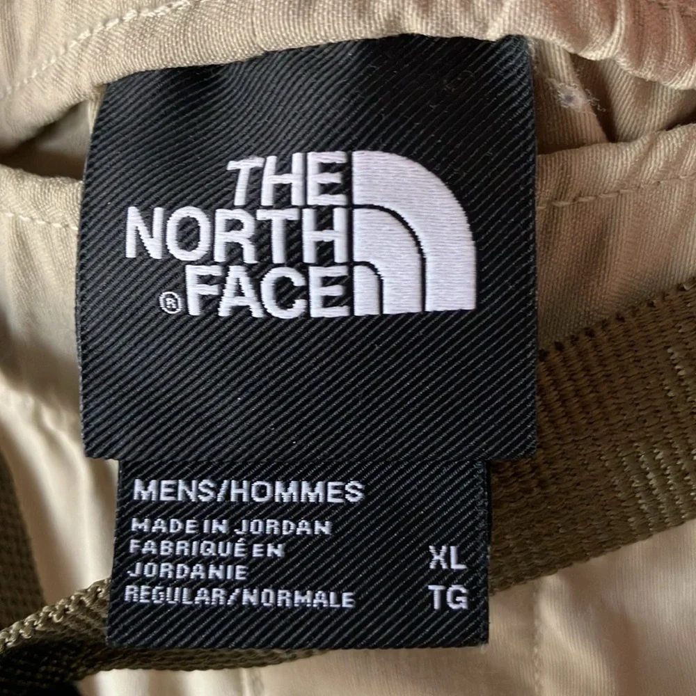 The North Face Relaxed-Fit Class V Tan & Brown Belted Hiking Pants mens XL